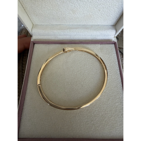 Pandora Infinite Lab-grown Diamond Bangle 0.25 carat tw 14k Gold Size 2 (6.9”) - Picture 12 of 14